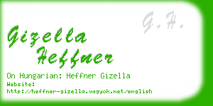 gizella heffner business card
